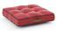 Cathy Floor Cushion 20x36 Rhubarb Red (Rhubarb Red) by Urban Ladder - Cross View Design 1 - 844984