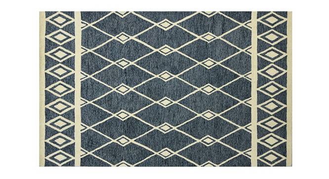 Atlas Wool Carpet - 5x8 (Navy, 5 x 8 Feet Carpet Size) by Urban Ladder - - 