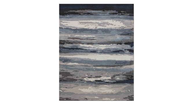 Seren Wool & Viscose Carpet - 5x8 (Sky Blue, 5 x 8 Feet Carpet Size) by Urban Ladder - - 