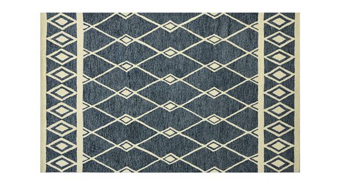 Knox Wool Carpet - 4x6 (Navy, 4 x 6 Feet Carpet Size) by Urban Ladder - - 