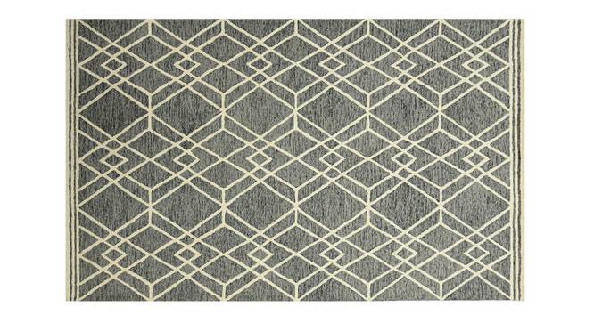 Silas Wool Carpet - 5x8 (Grey, 5 x 8 Feet Carpet Size) by Urban Ladder - - 