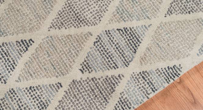 Celeste Wool Carpet - 5x8 (Grey, 5 x 8 Feet Carpet Size) by Urban Ladder - - 