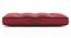 Cathy Floor Cushion 20x36 Rhubarb Red (Rhubarb Red) by Urban Ladder - Front View - 845411
