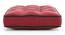 Cathy Floor Cushion 20x36 Rhubarb Red (Rhubarb Red) by Urban Ladder - Side View - 845412