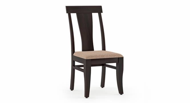 Fabio Solid Wood Dining Chair - Set of 2 (Mahogany Finish, Set Of 2 Set, Nougat Brown) by Urban Ladder - Front View - 