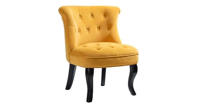 Isolde Upholstered Side Chair (Yellow) by Urban Ladder - Front View Design 1 - 845708
