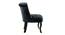 Isolde Upholstered Side Chair (Black) by Urban Ladder - Rear View Design 1 - 845747