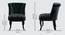 Isolde Upholstered Side Chair (Black) by Urban Ladder - Design 1 Dimension - 845774