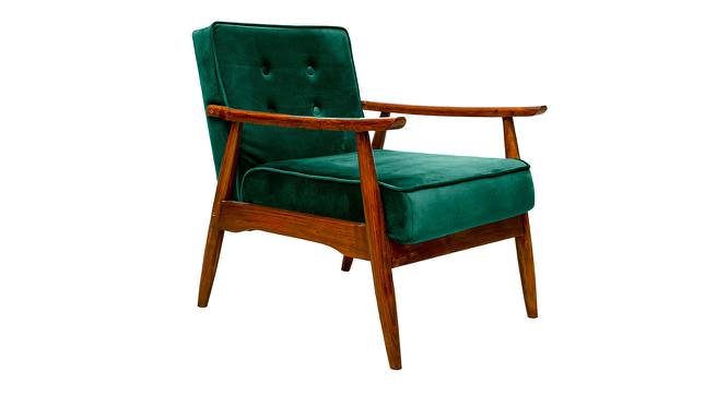 Aurora Arm Chair with Cushion (Bottle Green) by Urban Ladder - Front View Design 1 - 845788