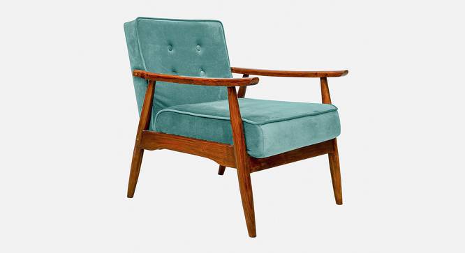 Aurora Arm Chair with Cushion (Sea Green) by Urban Ladder - Front View Design 1 - 845859