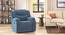 Atticus single seater swivel rock recliner in Baltic Blue Premium Chenille Fabric (One Seater, Baltic Blue) by Urban Ladder - Full View - 845910