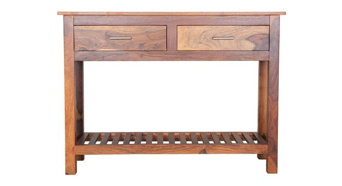 Orchid Solidwood Console Table In Honey Color (Matte Finish) by Urban Ladder - Design 1 Side View - 845983