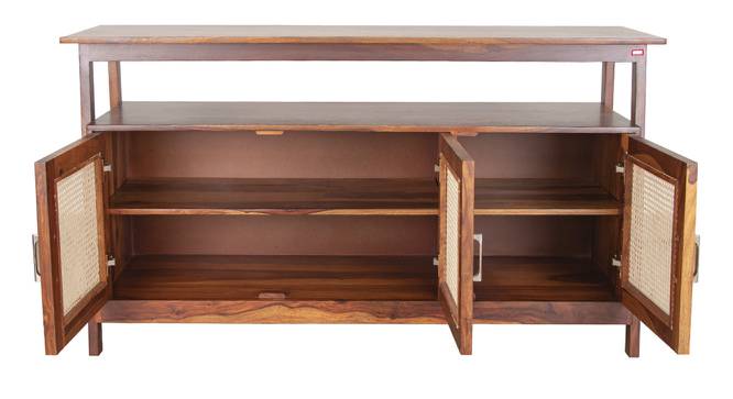 Redmond Solidwood Console Table In Honey Color (Matte Finish) by Urban Ladder - Ground View Design 1 - 846004