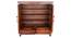 Optima Solidwood Shoe Rack With 2 Drawer In Walnut Color (Lacquered Finish) by Urban Ladder - Ground View Design 1 - 846009