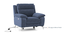 Emila Recliner (Blue, One Seater) by Urban Ladder - Cross View Design 1 - 846056