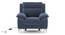 Emila Recliner (Blue, One Seater) by Urban Ladder - Front View Design 1 - 846057