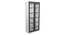 Larry Engineered Wood Display Unit (Graphgite Grey & Frosty White Finish) by Urban Ladder - Full View Design 1 - 846110