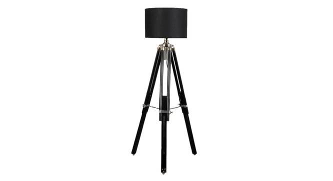 Bellini Solid Wood Floor Lamp (Black) by Urban Ladder - Front View Design 1 - 846772