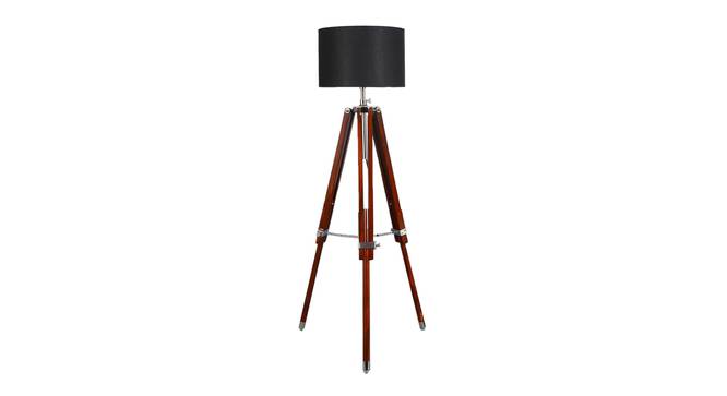 Gravid Solid Wood Floor Lamp (Brown) by Urban Ladder - Front View Design 1 - 846774