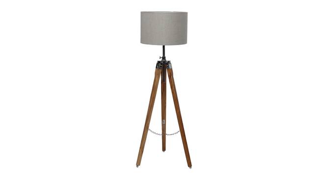 Marbolla Solid Wood Floor Lamp (Beige) by Urban Ladder - Front View Design 1 - 846780