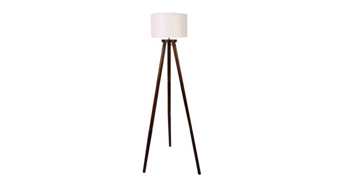 Gordie Solid Wood Floor Lamp (Brown) by Urban Ladder - Front View Design 1 - 846781