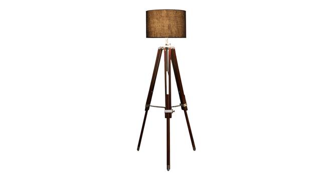 Gravid Solid Wood Floor Lamp (Brown) by Urban Ladder - Design 1 Side View - 846785