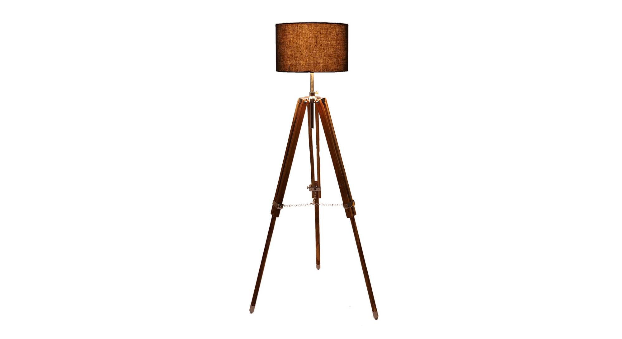 York Solid Wood Floor Lamp Urban Ladder