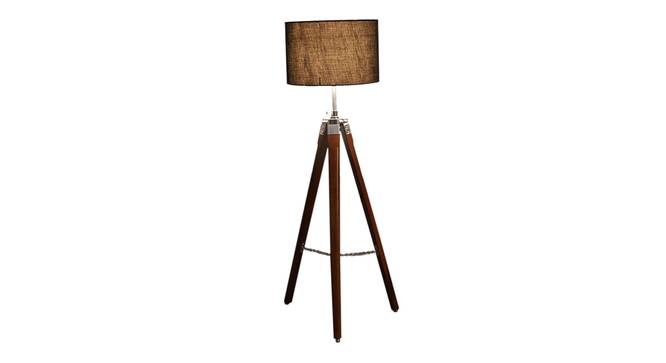 Ventonsia Solid Wood Floor Lamp (Brown) by Urban Ladder - Design 1 Side View - 846787