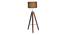 Ventonsia Solid Wood Floor Lamp (Brown) by Urban Ladder - Design 1 Side View - 846787