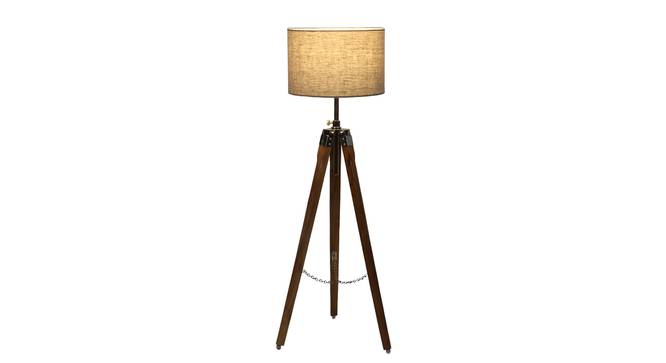 Marbolla Solid Wood Floor Lamp (Beige) by Urban Ladder - Design 1 Side View - 846791