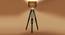 Bellini Solid Wood Floor Lamp (Black) by Urban Ladder - Ground View Design 1 - 846794