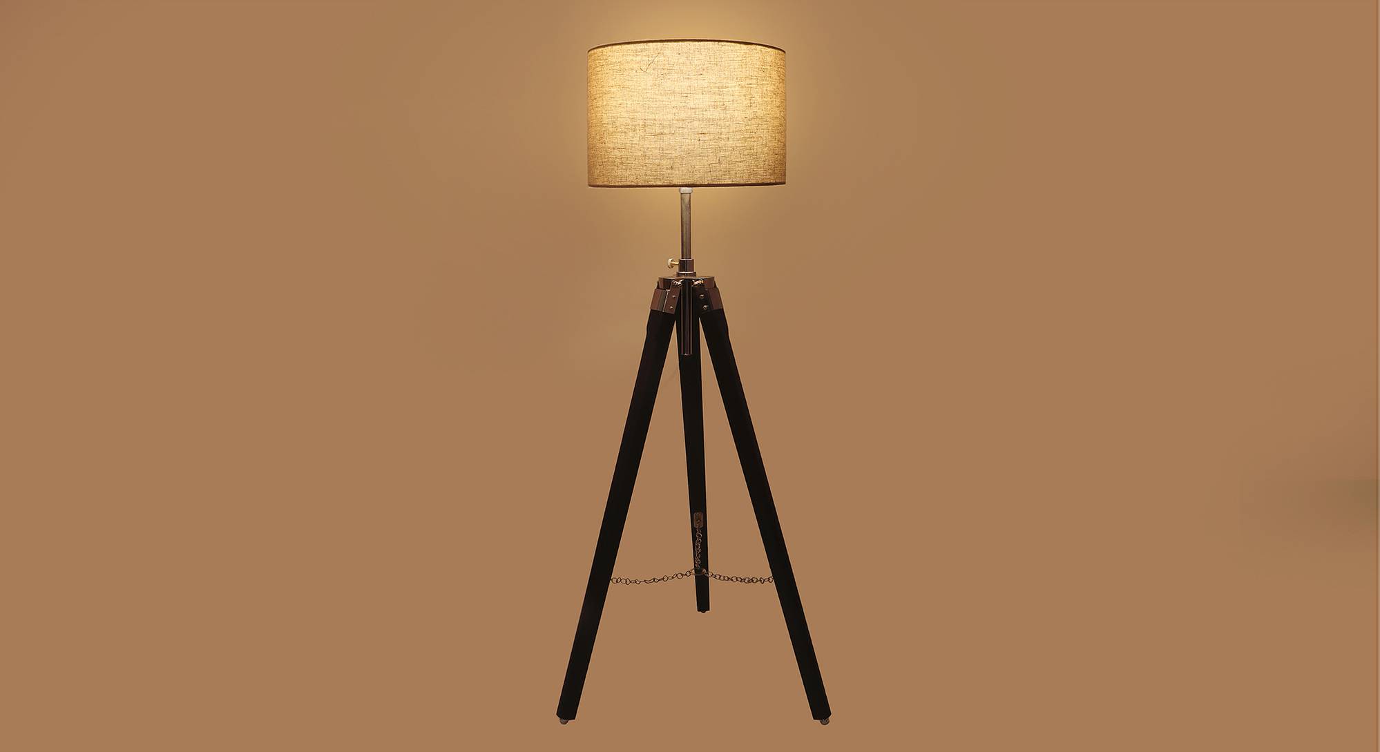 Ruldo Solid Wood Floor Lamp Urban Ladder
