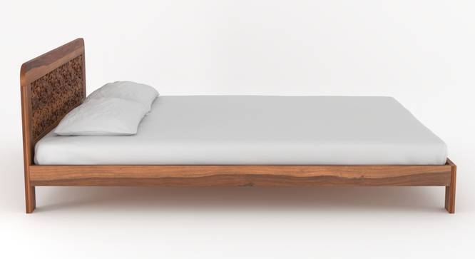 Davis Non Storage Bed in Teak Finish (Teak Finish, Queen Bed Size) by Urban Ladder - - 