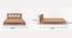 Carmel Non Storage Bed in Teak Finish (Teak Finish, Queen Bed Size) by Urban Ladder - - 