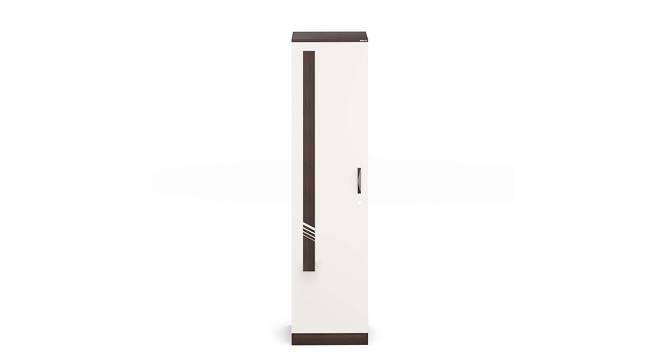 Andrie Single Door Wardrobe (Wenge & Frosty Finish) by Urban Ladder - Front View Design 1 - 846943