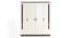 Andrie 4 Door Wardrobe with Mirror & Drawer (Wenge & Frosty Finish) by Urban Ladder - Design 1 Side View - 846961