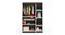 Andrie 3 Door Wardrobe with Mirror and Drawer (Wenge & Frosty Finish) by Urban Ladder - Rear View Design 1 - 847025