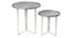 Transcendent Tinge Powder Blue Nested Table (Matte Finish) by Urban Ladder - Ground View Design 1 - 847042