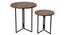 Walnut Hues Nested Table (Matte Finish) by Urban Ladder - Ground View Design 1 - 847045