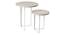 Pine Hues Nested Table (Matte Finish) by Urban Ladder - Ground View Design 1 - 847046