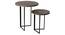 Twilight Nested Table (Matte Finish) by Urban Ladder - Design 1 Side View - 847091