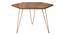 Teak Hues Coffee Table (Matte Finish) by Urban Ladder - Design 1 Side View - 847100