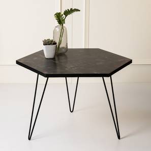 Hexagonal Engineered Wood Coffee Table in Matte Finish-image-33