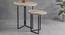 Transcendent Tinge Light Gold Nested Table (Matte Finish) by Urban Ladder - Front View Design 1 - 847139