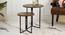 Walnut Hues Nested Table (Matte Finish) by Urban Ladder - Front View Design 1 - 847141
