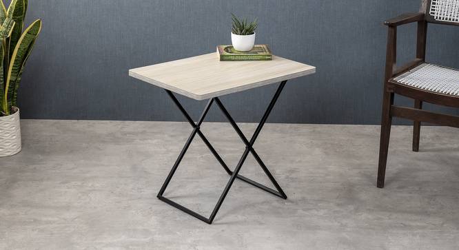Pine   Hues Side Table (Matte Finish) by Urban Ladder - Front View Design 1 - 847154