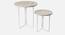 Pine Hues Nested Table (Matte Finish) by Urban Ladder - Design 1 Side View - 847186