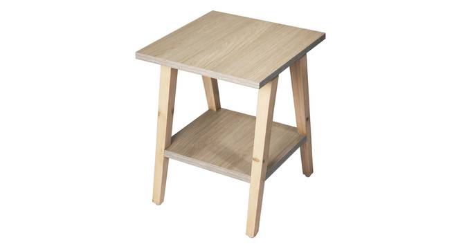 Pine Hues Side Table (Matte Finish) by Urban Ladder - Design 1 Side View - 847192