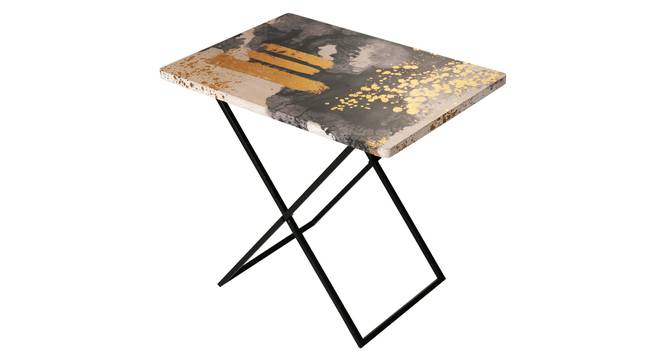 Monochromatic Side Table (Matte Finish) by Urban Ladder - Design 1 Side View - 847198