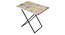 Tiny Doodles Side Table (Matte Finish) by Urban Ladder - Design 1 Side View - 847202